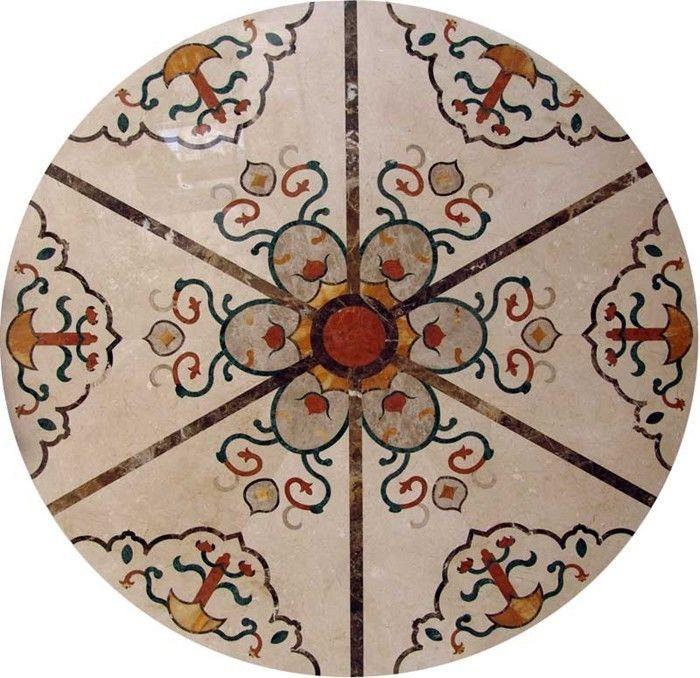 Waterjet Medallion Tile
