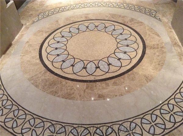 Waterjet Medallion Tile