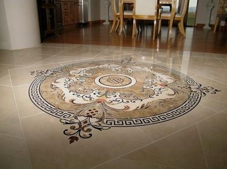 Waterjet Medallion Tile