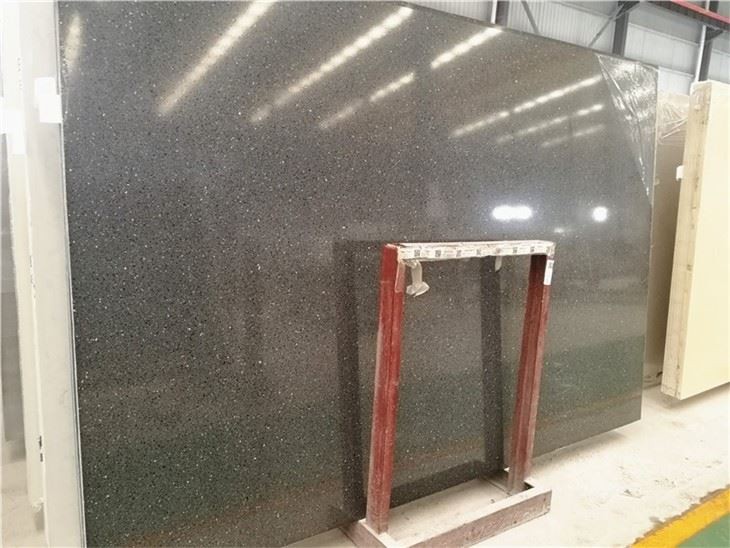 Black Terrazzo Floor