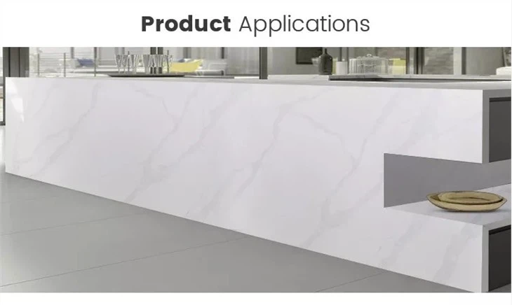 Calacatta White Quartz Slab 2038
