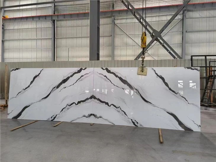 Panda White Nano Glass Slabs