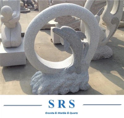 Escultura de granit artesanal de jardí