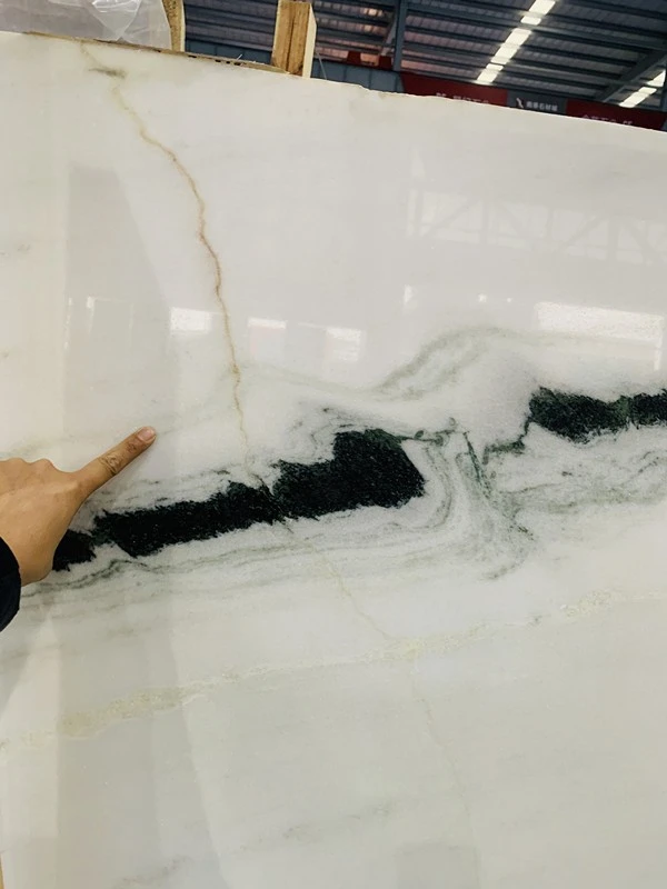 White Panda Marble Slabs