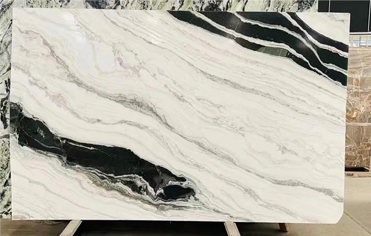 White Panda Marble Slabs